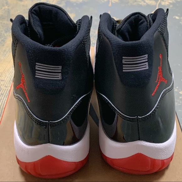 Air Jordan 11 XI Bred Retro 23 378037-061 10.5 - Picture 5 of 8